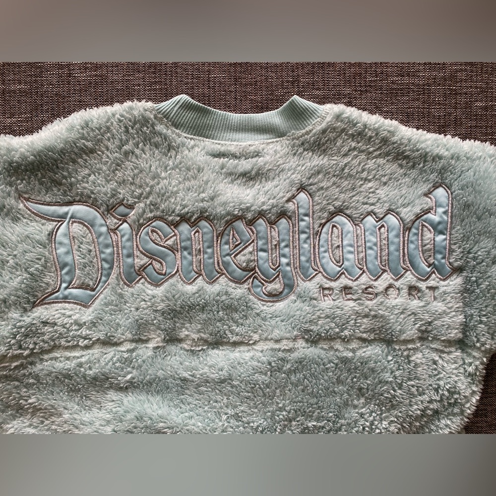 Disneyland Resort Mint Green Fleece Sweater - Picture 2 of 9